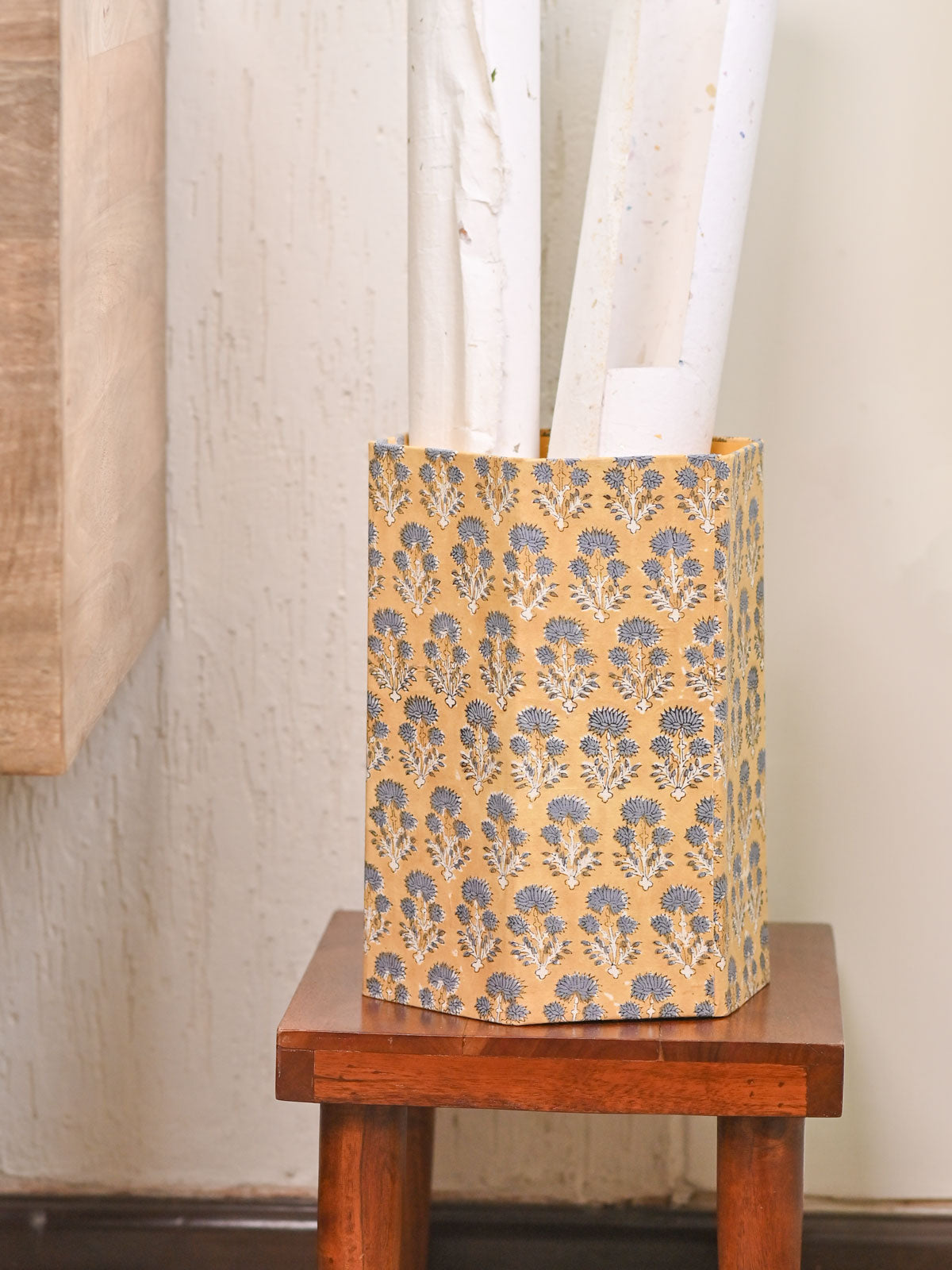 Handmade Paper Waste bin Box