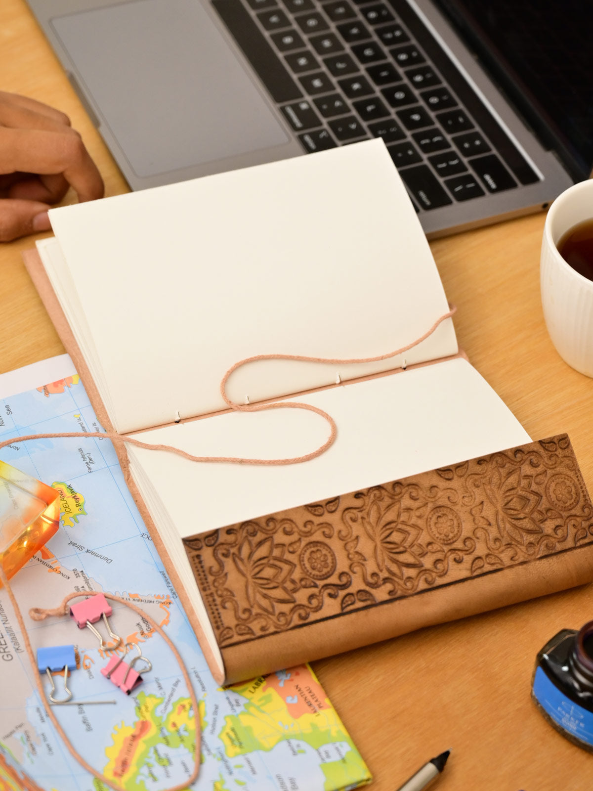 Handmade Paper Leather Notebook