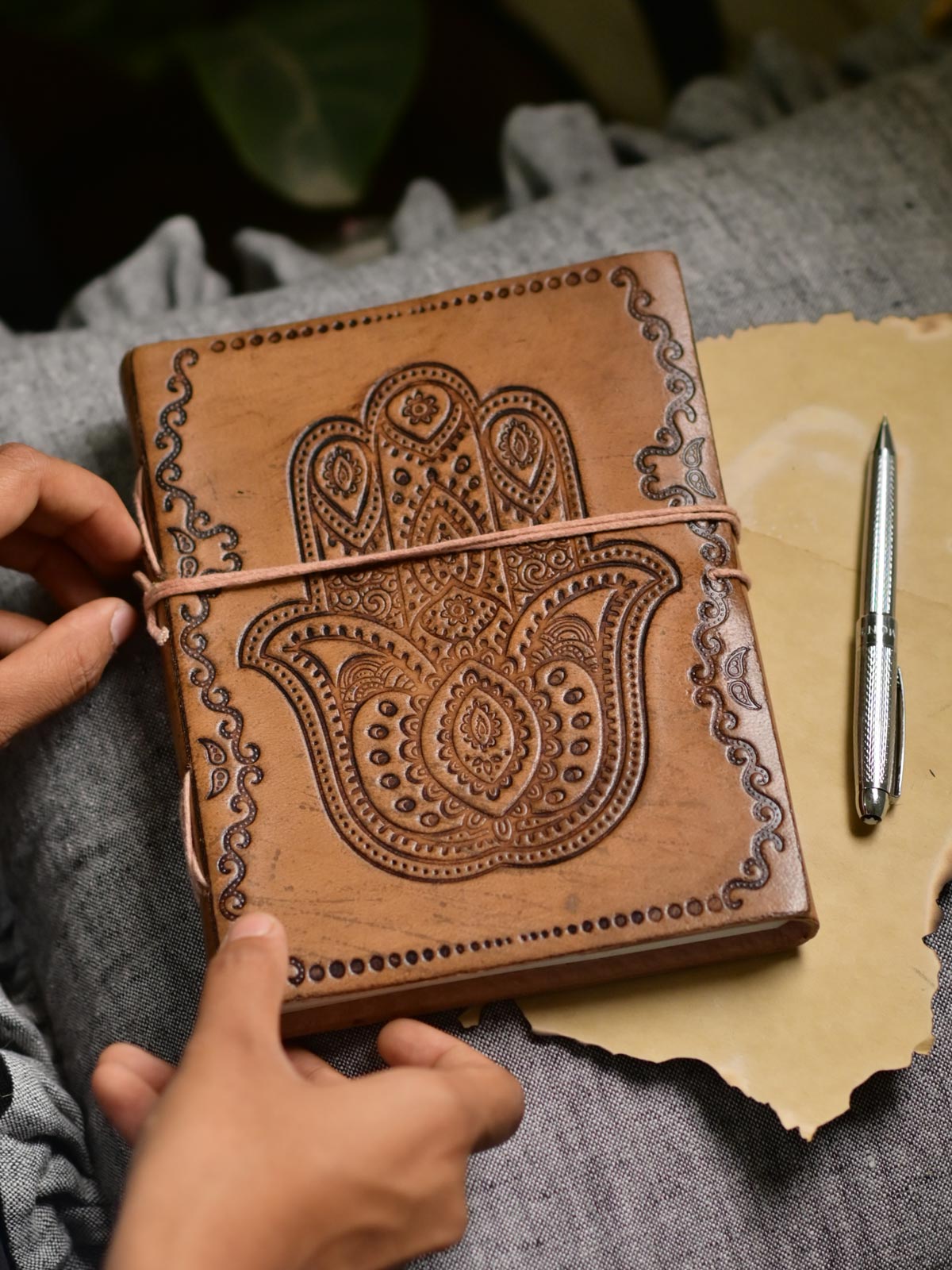 Paper Leather Notebook