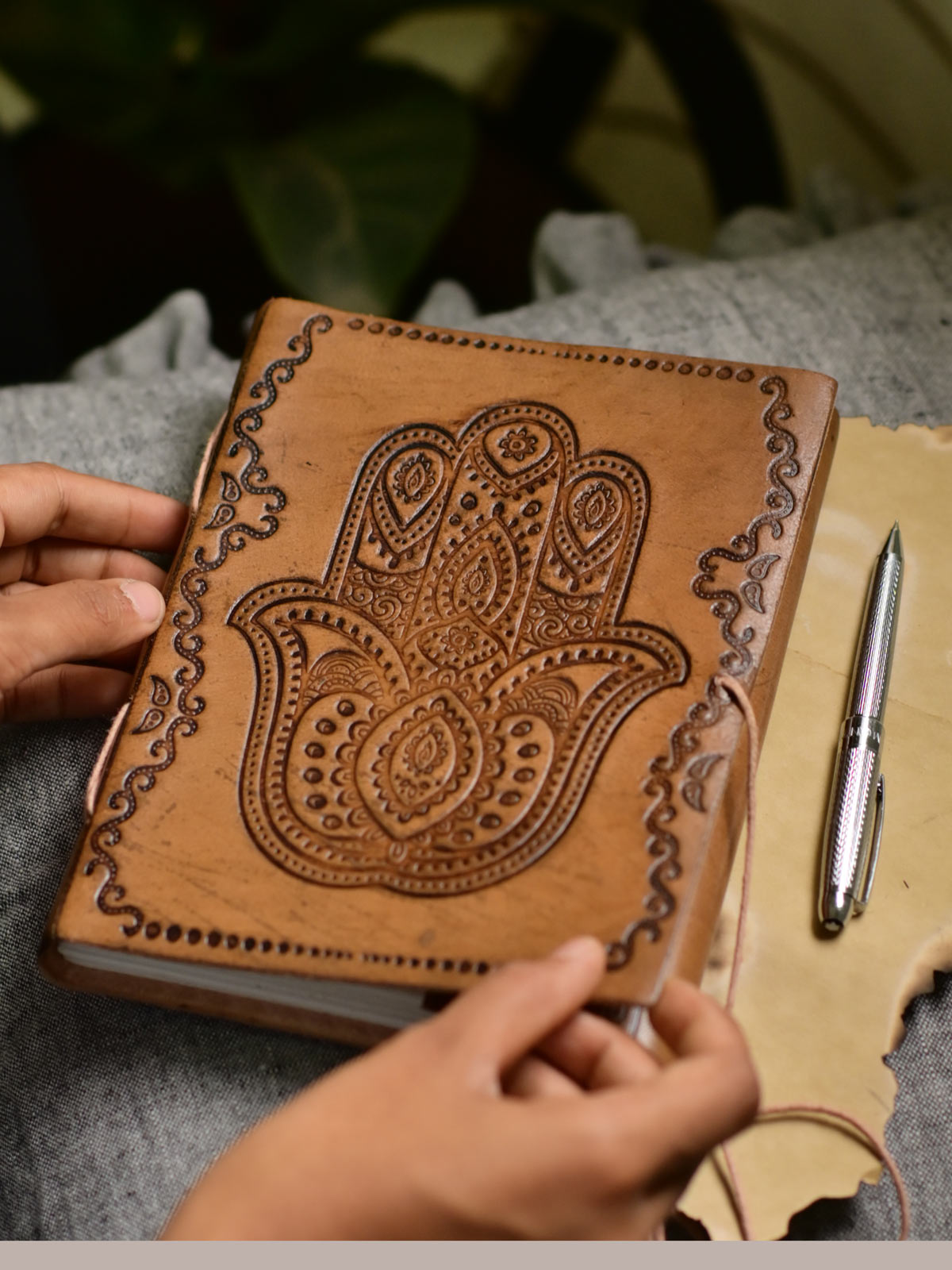 Paper Leather Notebook