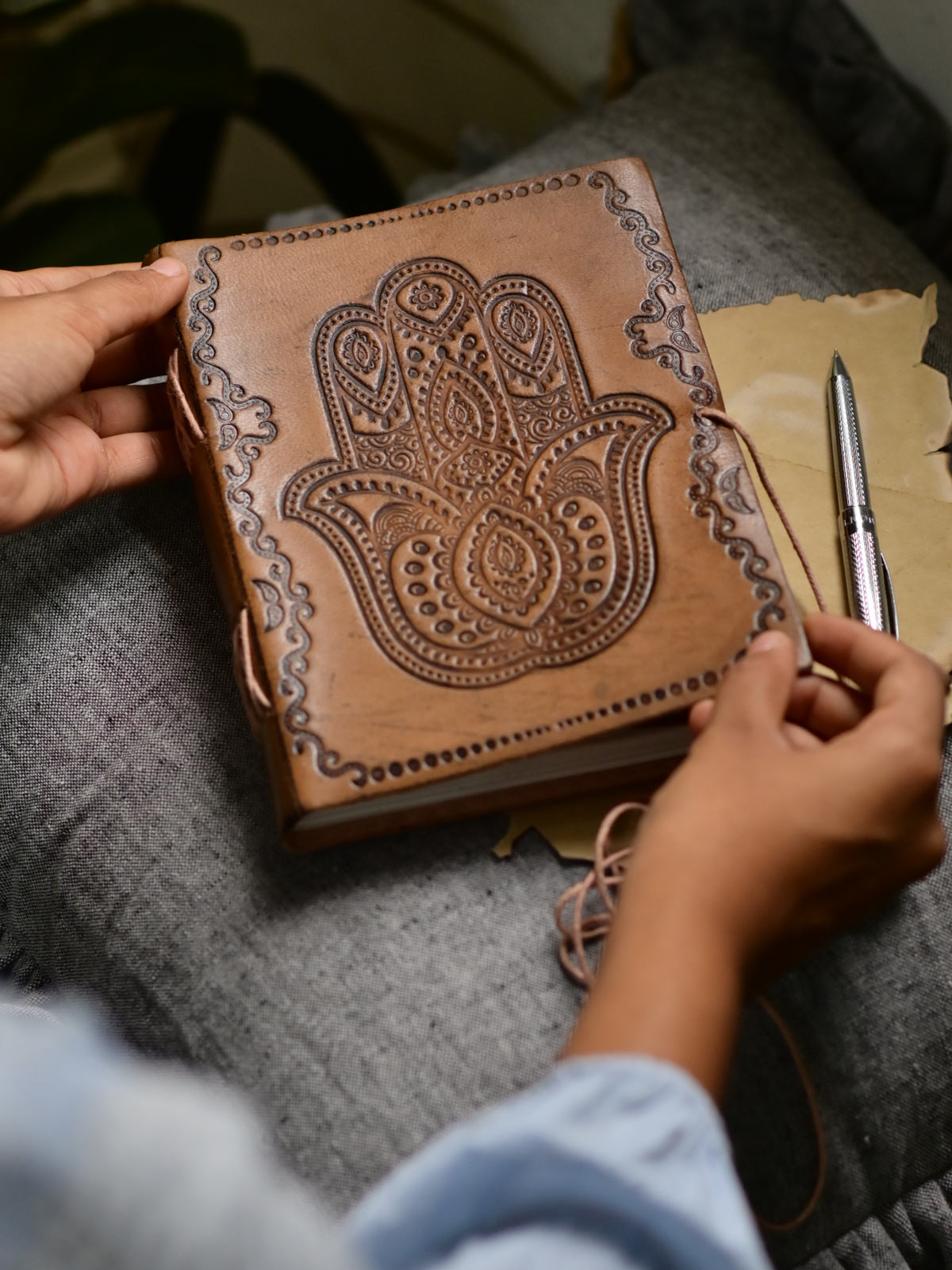 Paper Leather Notebook