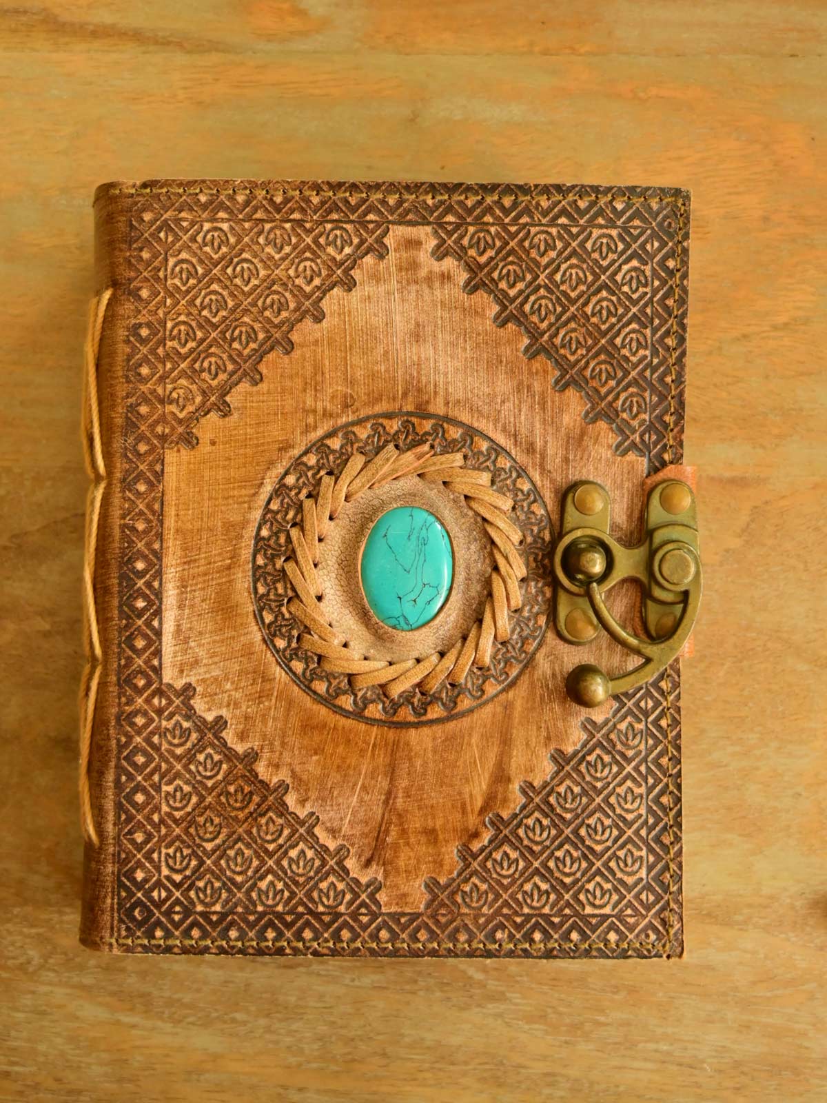 Stone Handmade Paper Leather Notebook