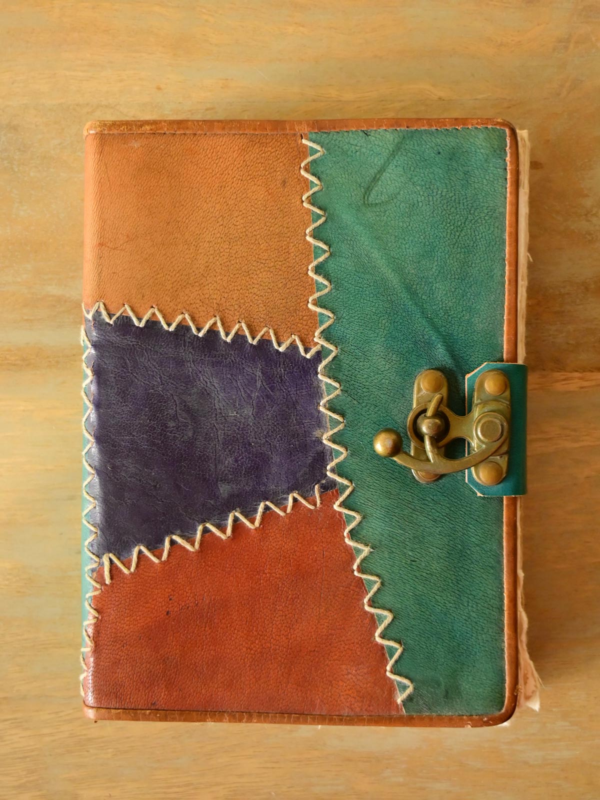 Colour Paper Leather Notebook