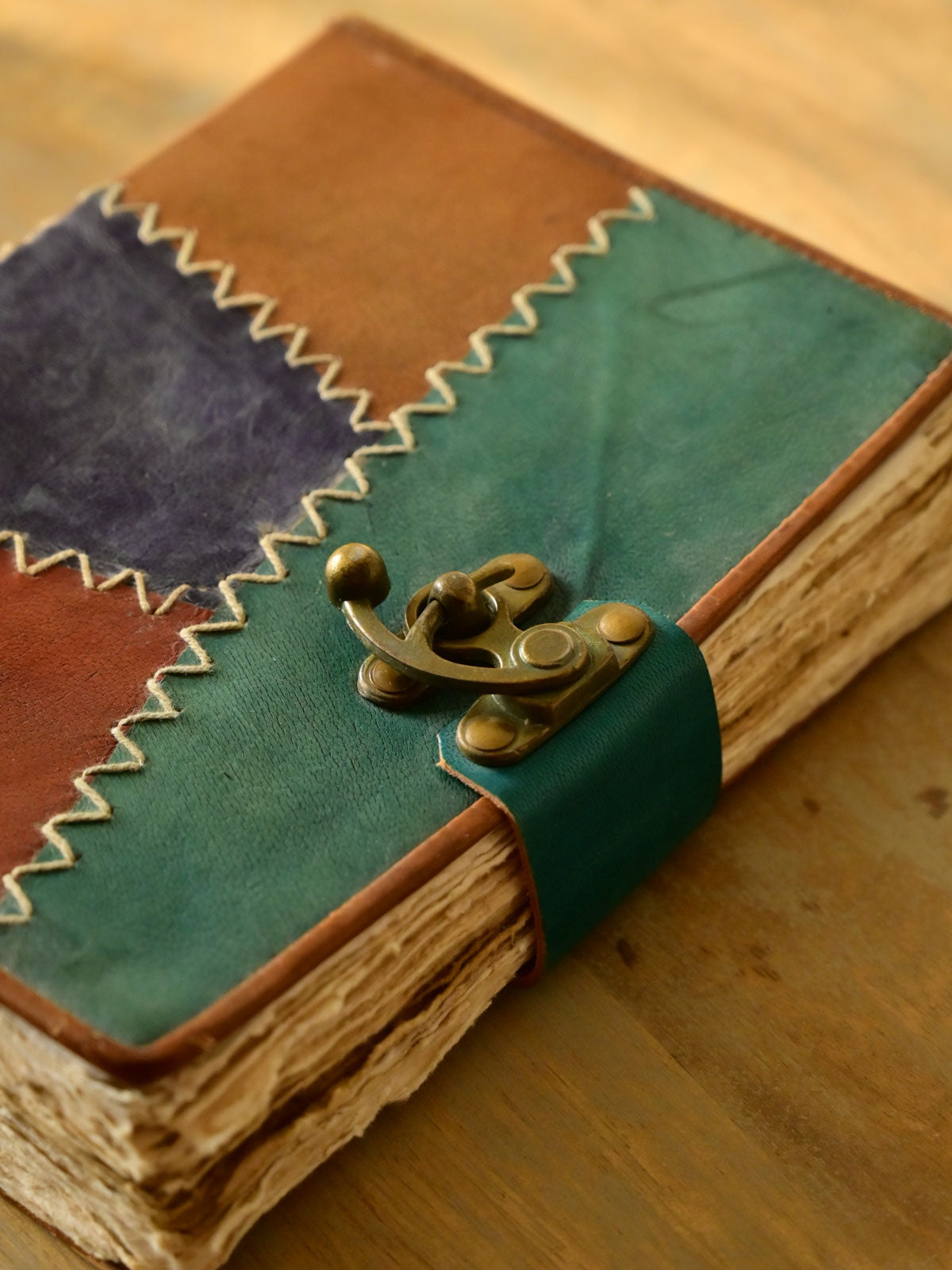 Colour Paper Leather Notebook