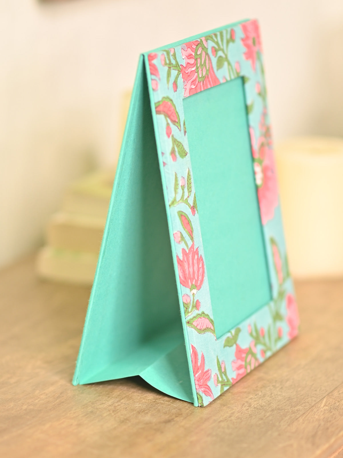 Flower Print Photo Frame