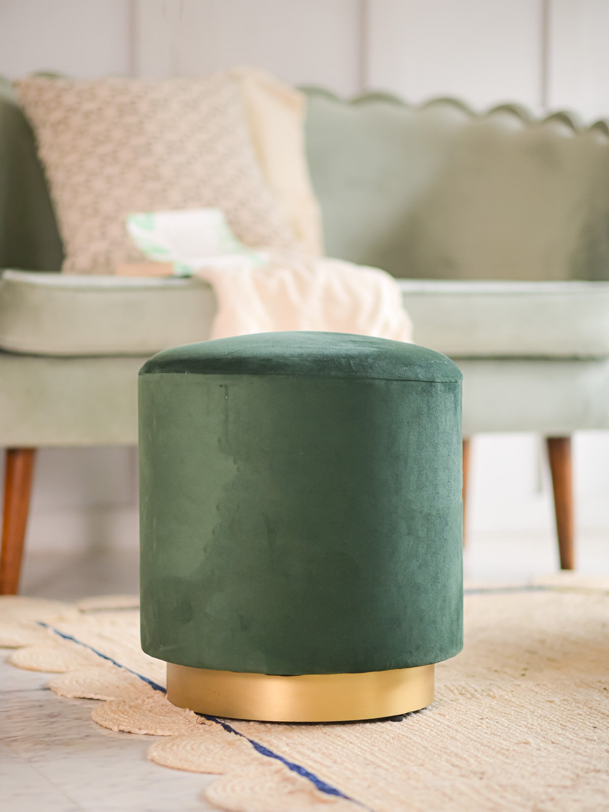 Aristo Fabric Ottoman