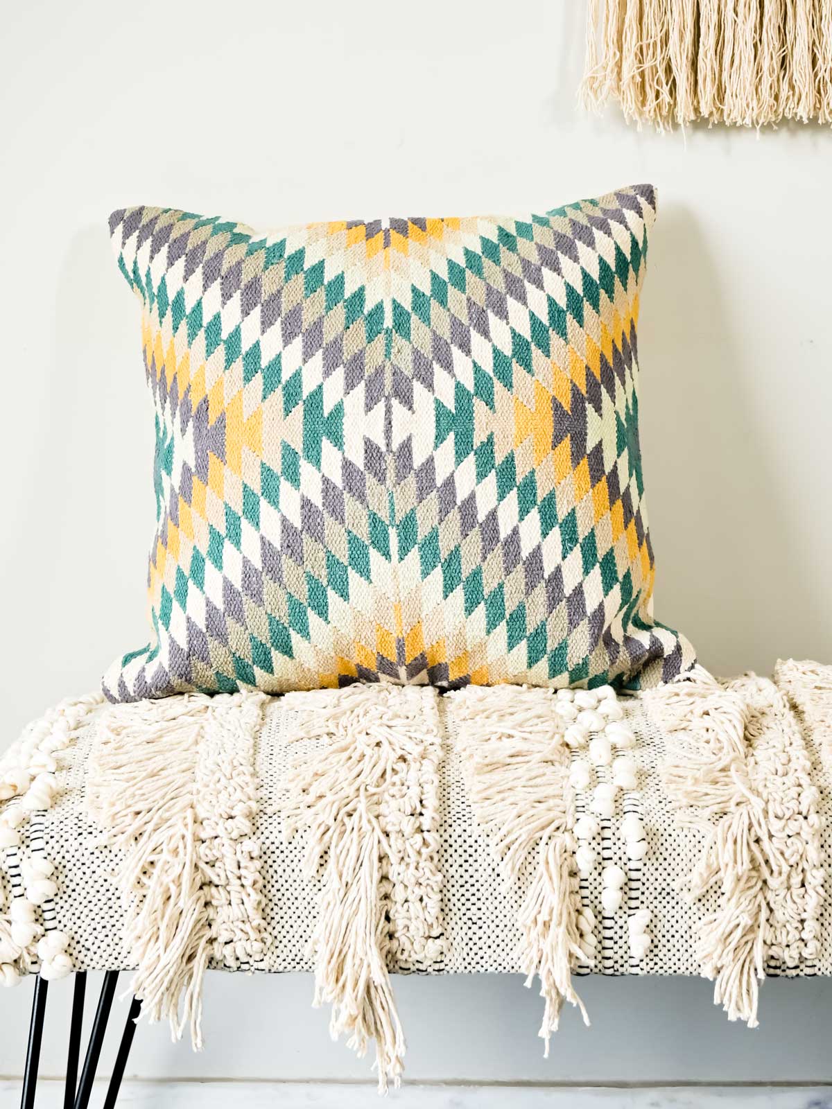 Metric Woven Cushion