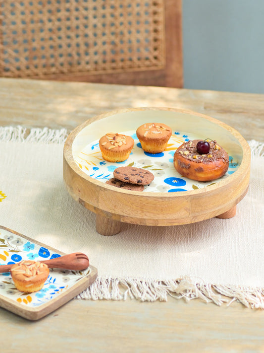 Bloom Hand Painted Bowl With Stand