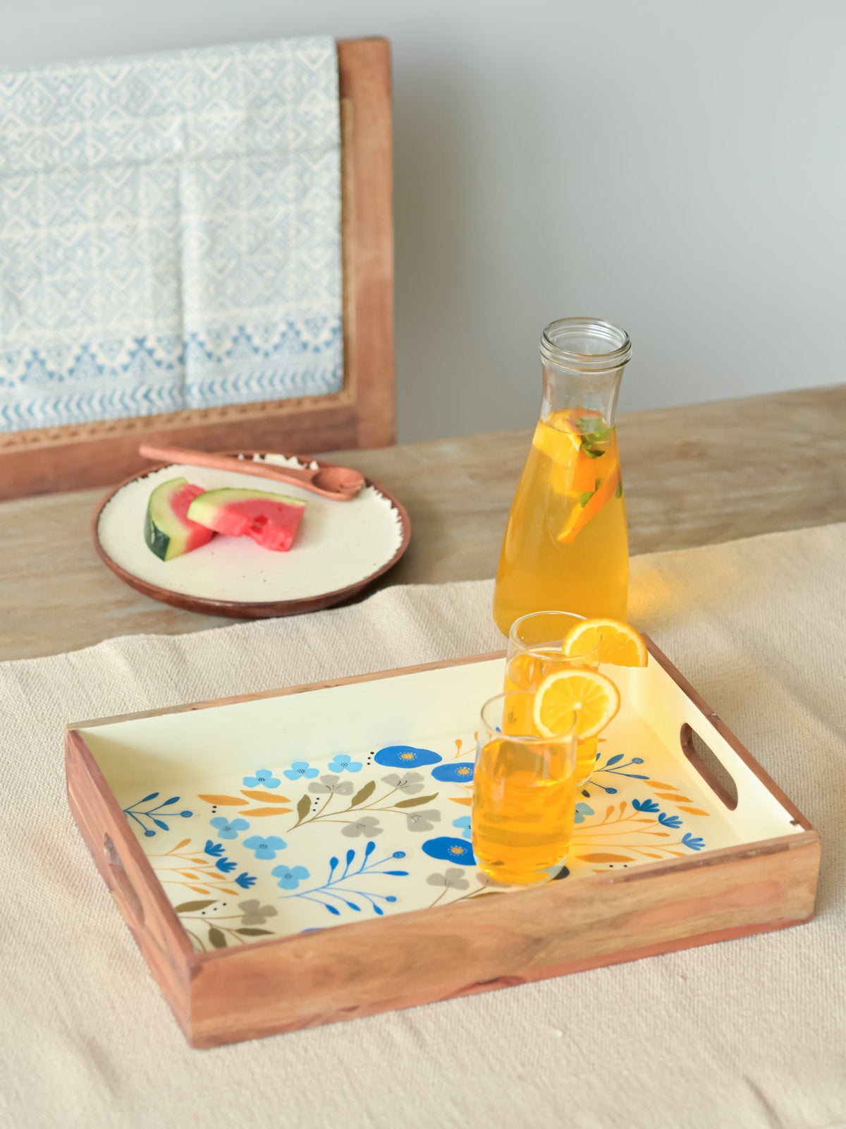 Bloom Hand Painted Tray