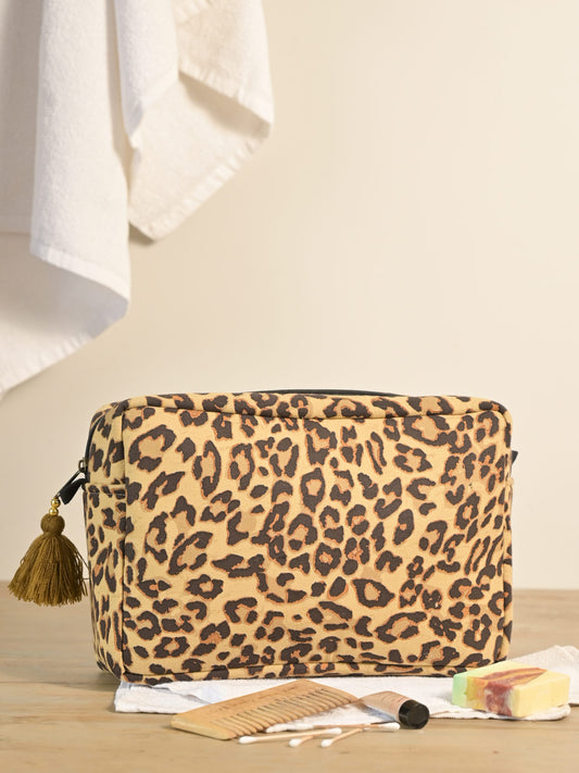 Leopard Print Cosmetic Pouch