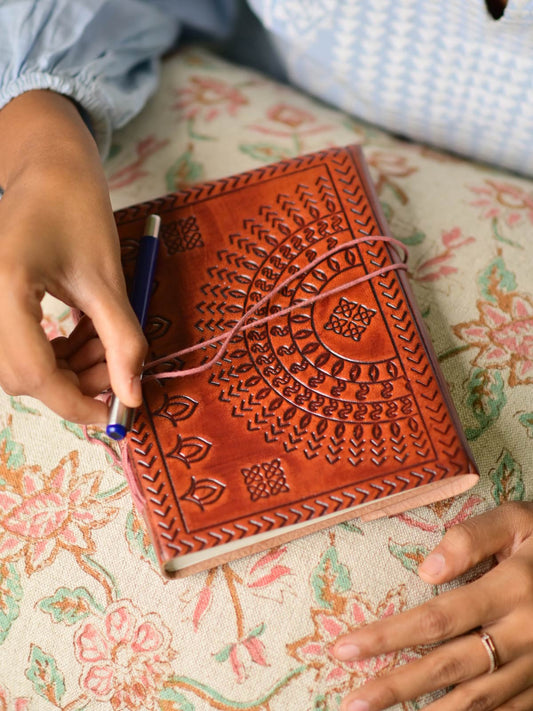 Travel Paper Leather Notebook