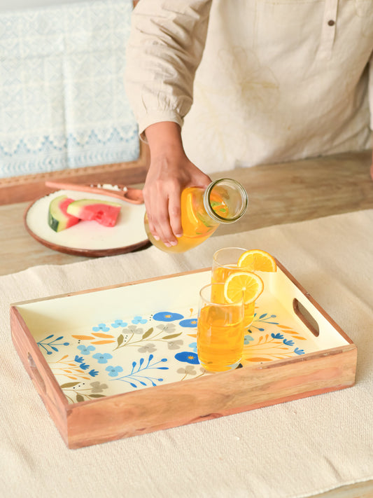 Bloom Hand Painted Tray