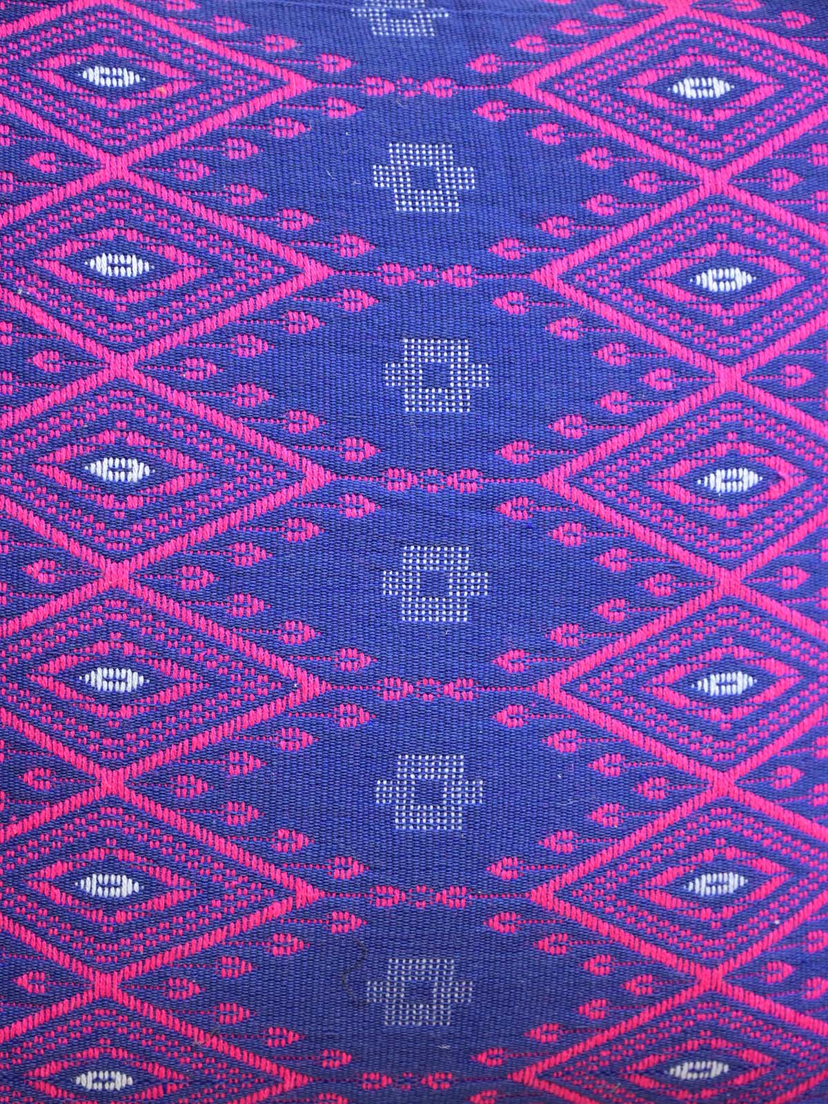 Purple Geometric Woven Cushion Cover 20"x20"